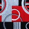 Flash Furniture Red 3' x 10' Geometric Abstract Area Rug KP-RG953-310-RD-GG - alternate 4